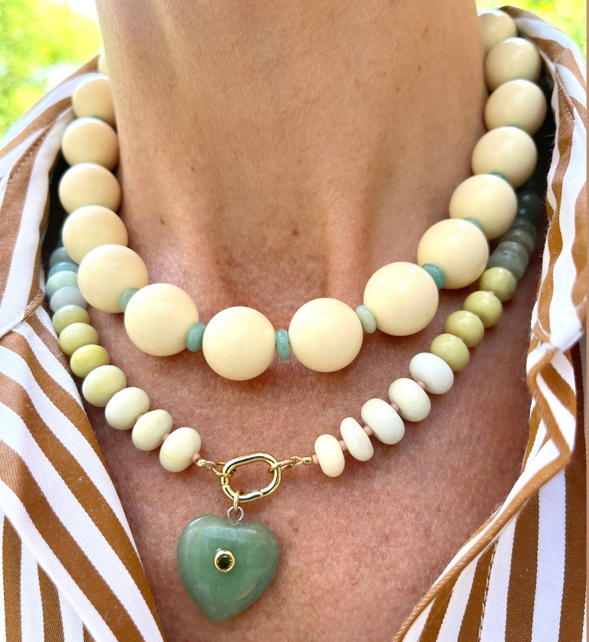 Ivory Chunky Bauble Necklace