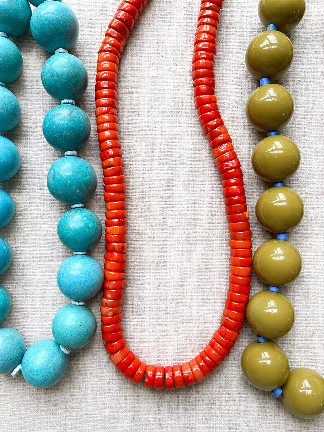 Chunky Turquoise Beaded Necklace