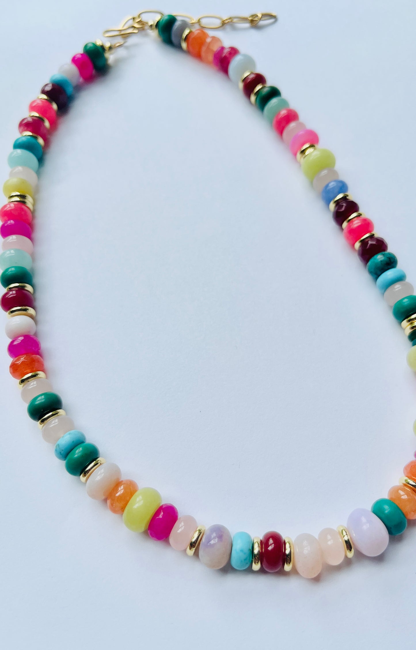 Bright Mixed Beaded Necklace