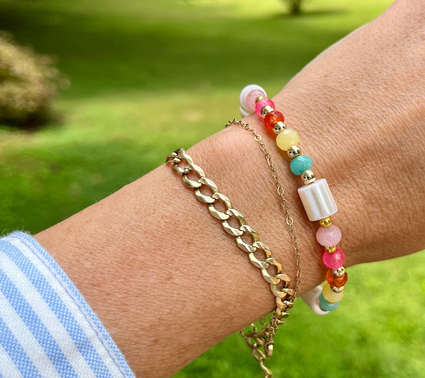 Pearl Beaded Bracelet