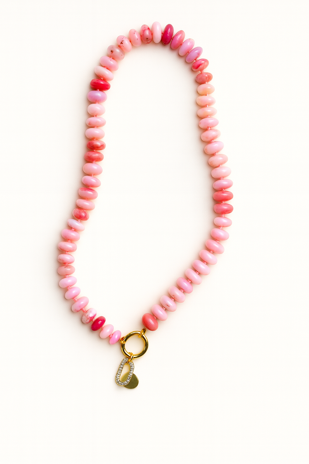 Coral Crush Charm Necklace