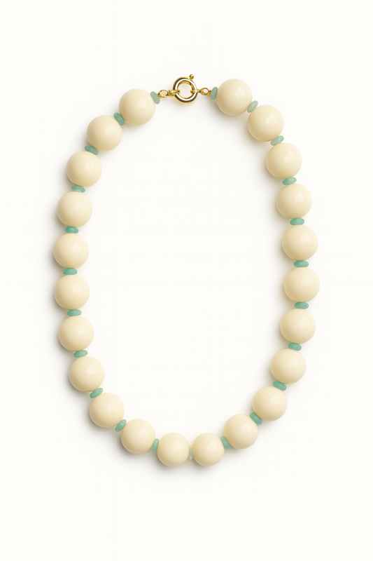 Ivory Chunky Bauble Necklace