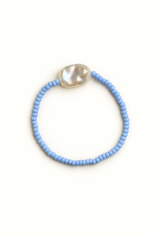 Periwinkle Pearl Bracelet