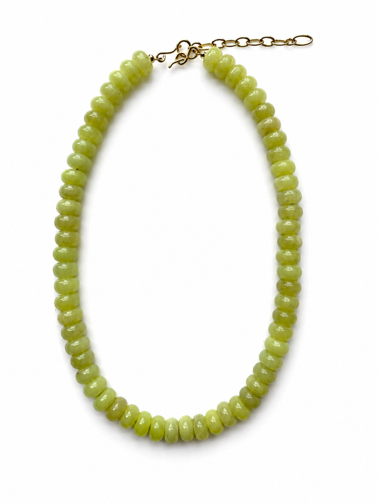 Citron Beaded Necklace