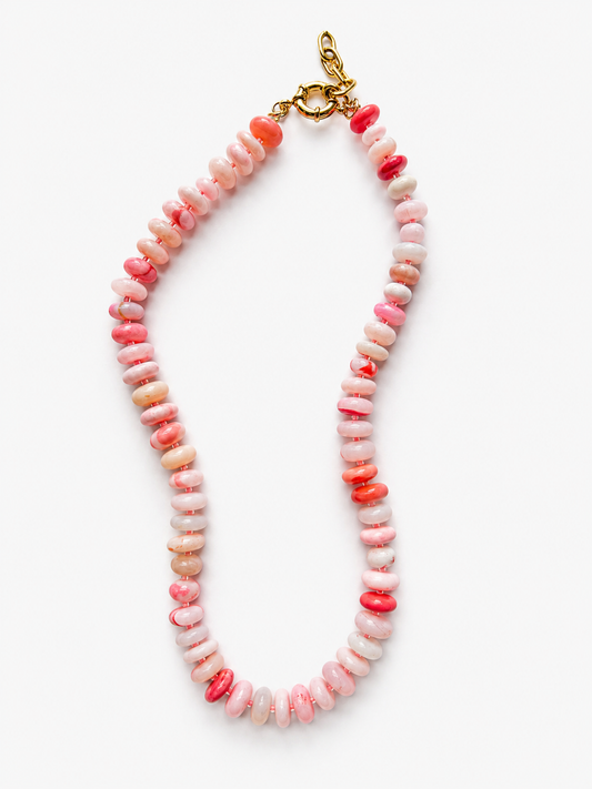 Coral Crush Opal Bauble Necklace