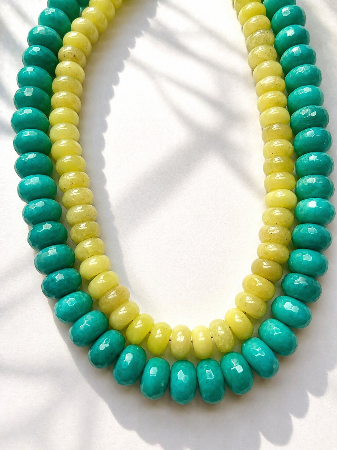 Citron Beaded Necklace