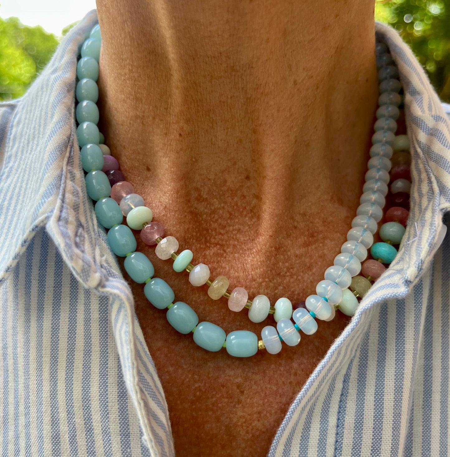 Candy Cloud  Stone Necklace
