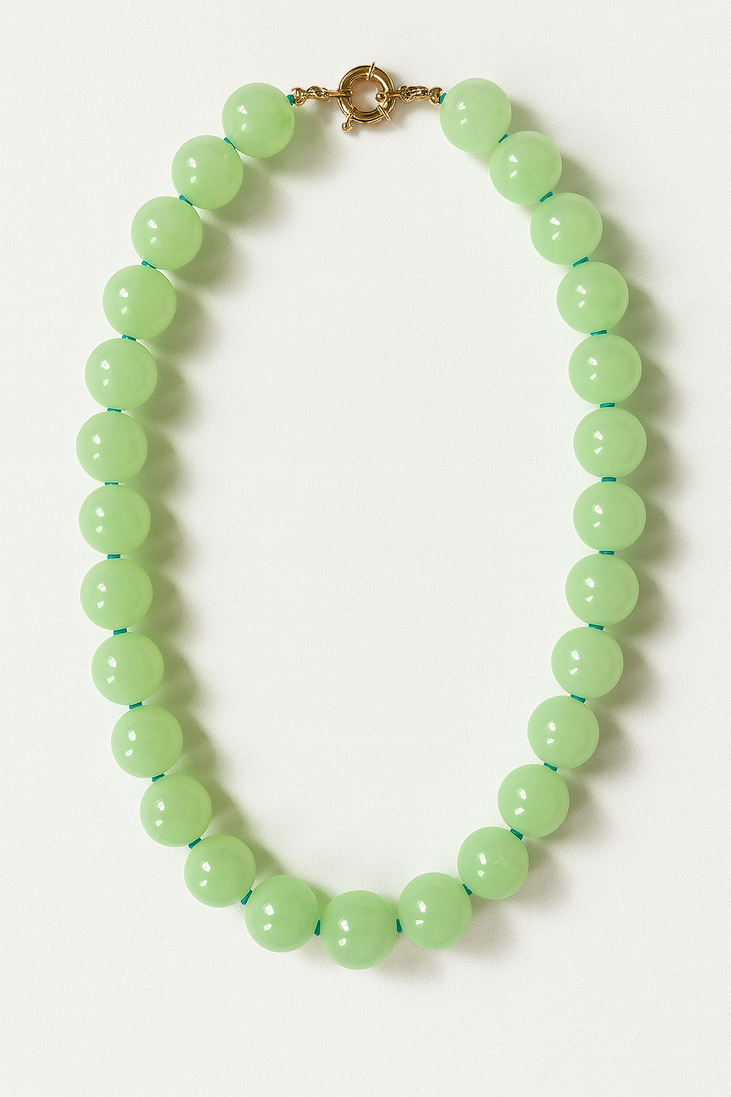 Green Pop Bead Necklace