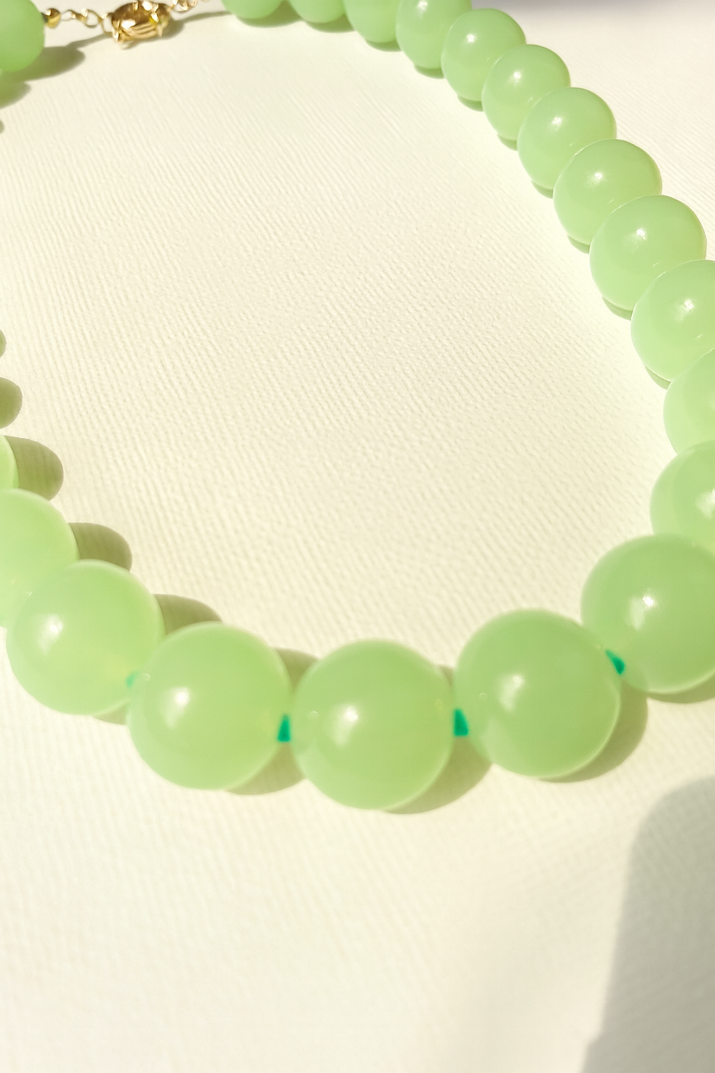 Green Pop Bead Necklace