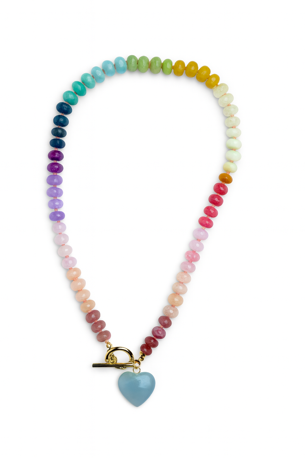 Daydream Stone Heart Drop Necklace