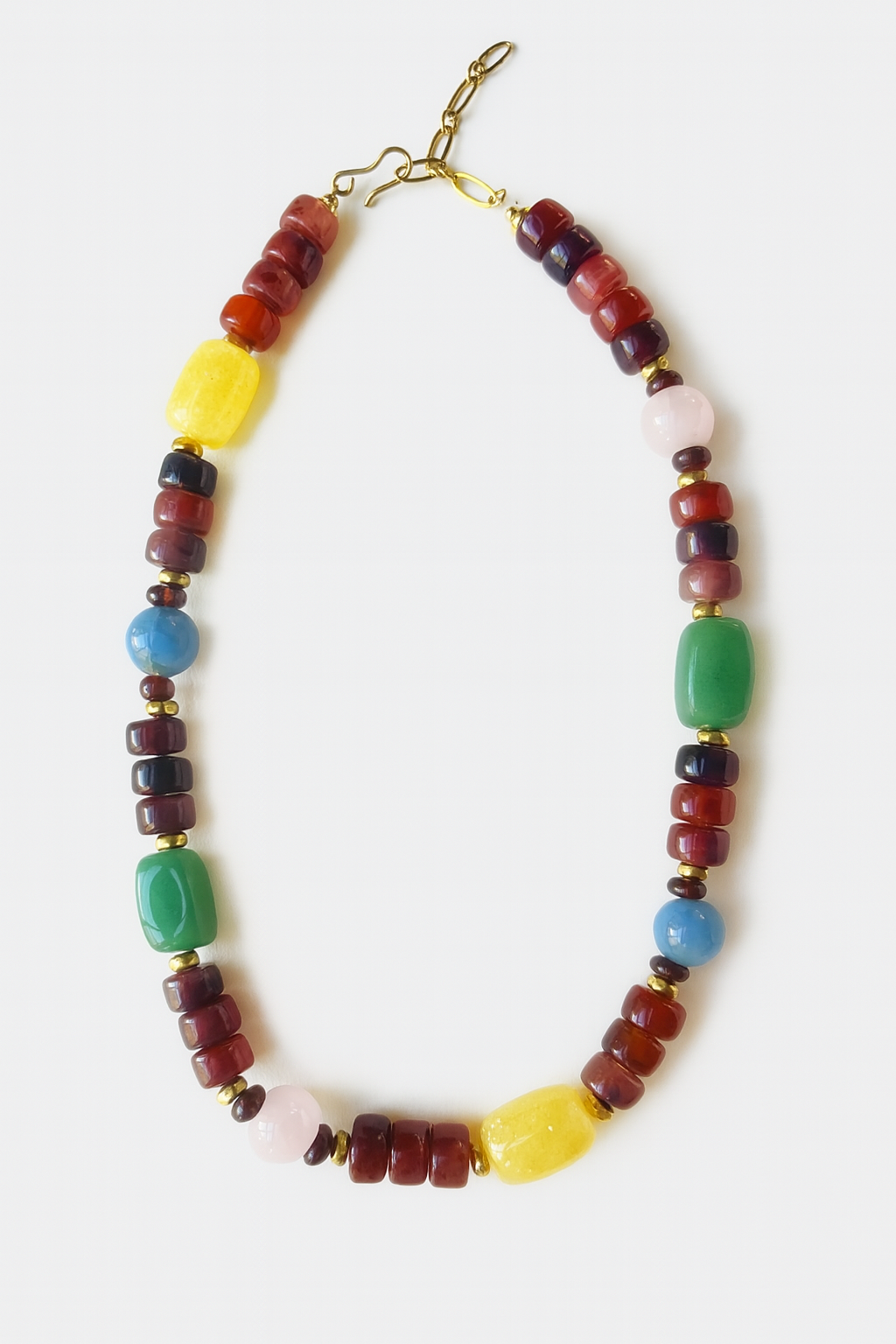 Plum Beaded Necklace