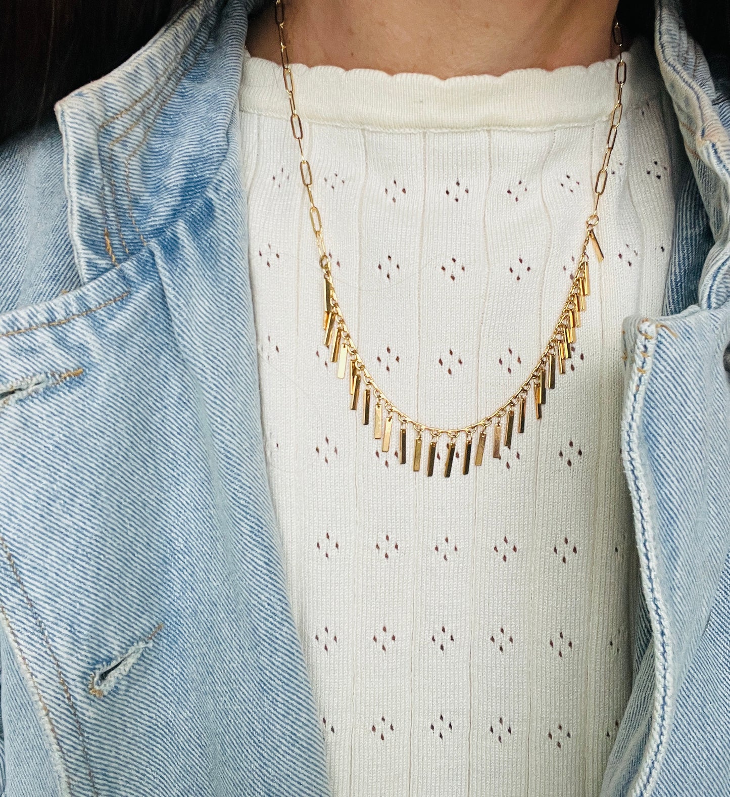 Gold Shimmer Necklace
