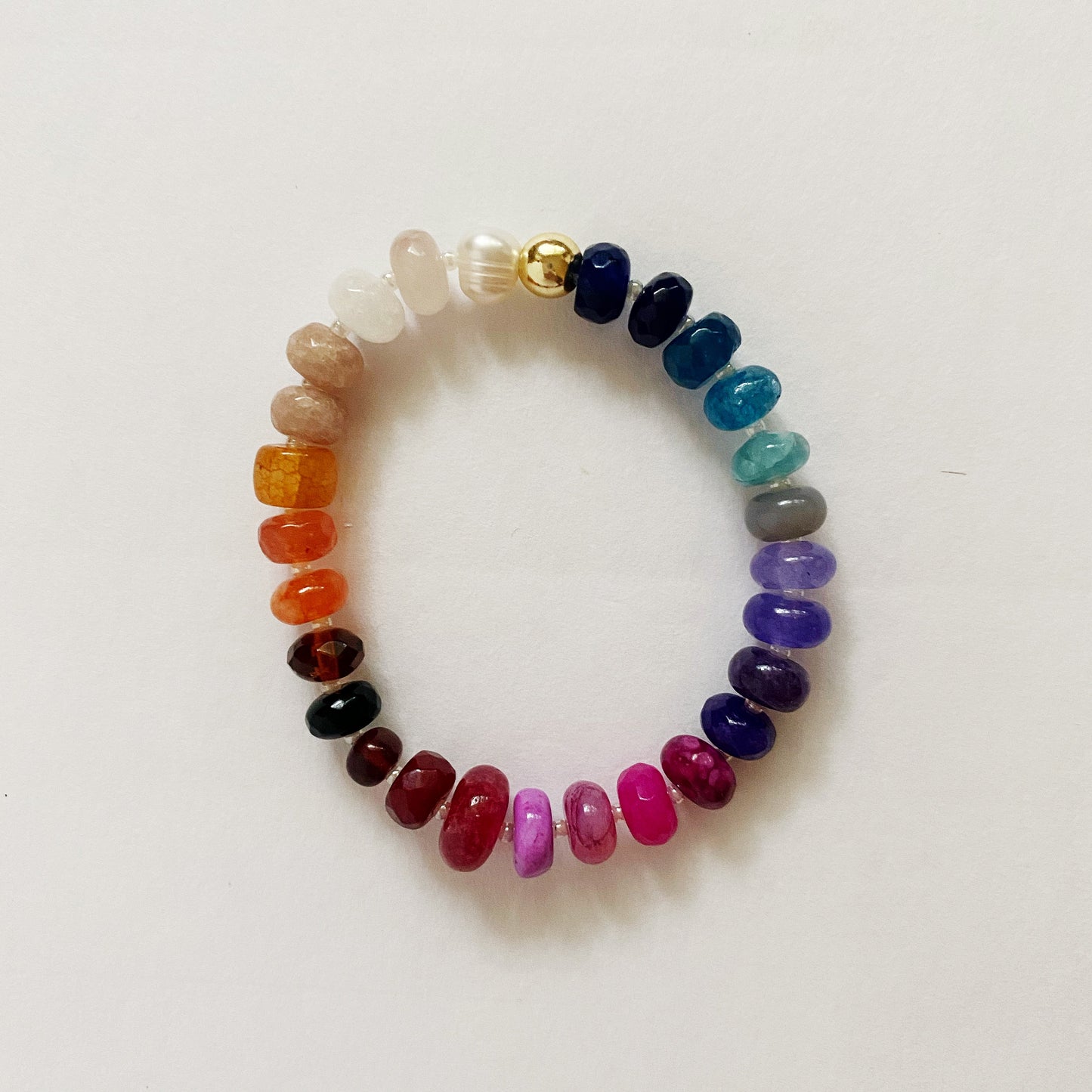 Gemstone Stack Bracelet, more colors available