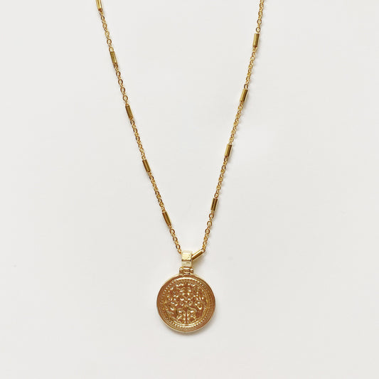Golden Coin Necklace