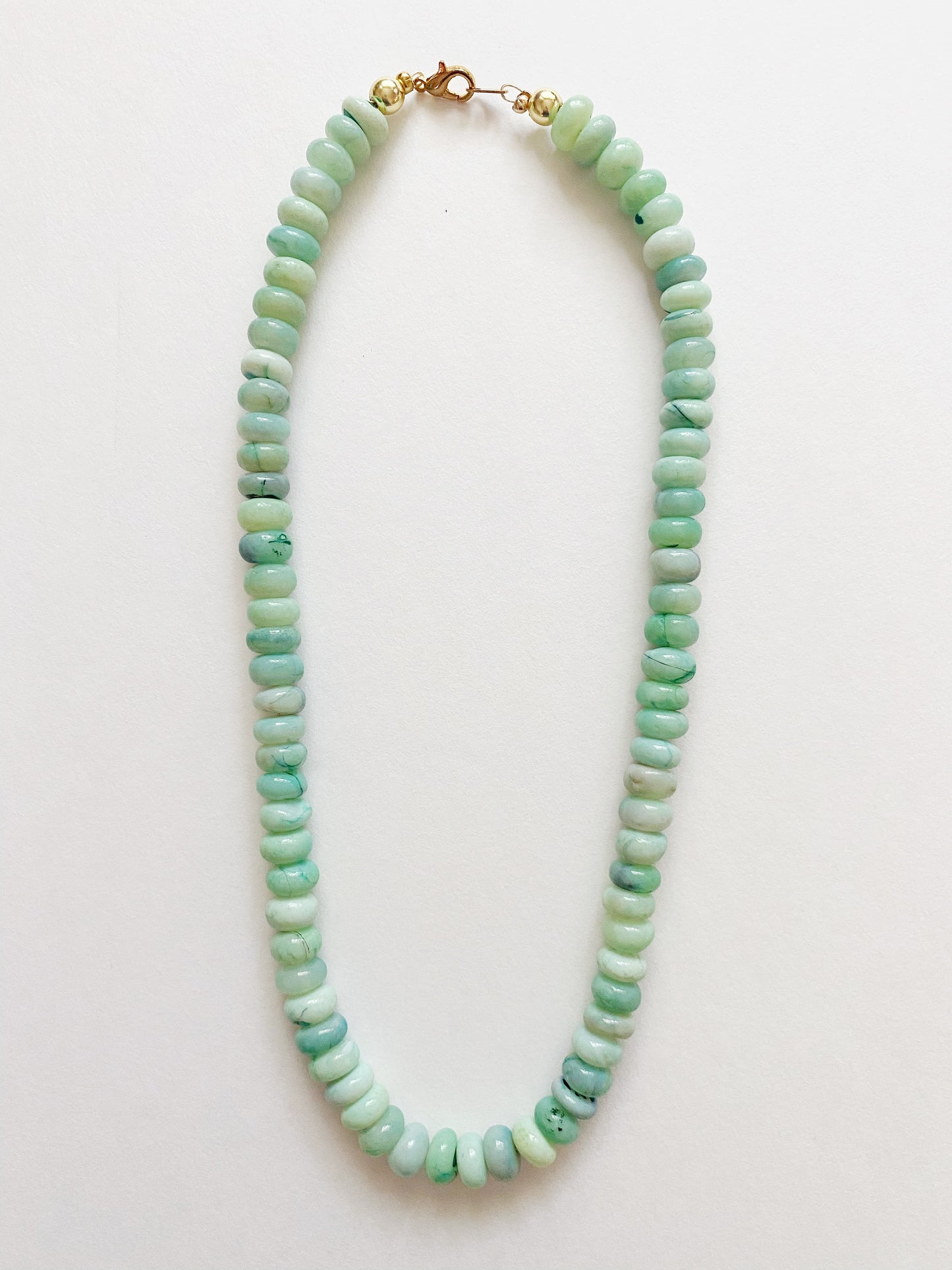 Minty Opal Bauble Layering Necklace