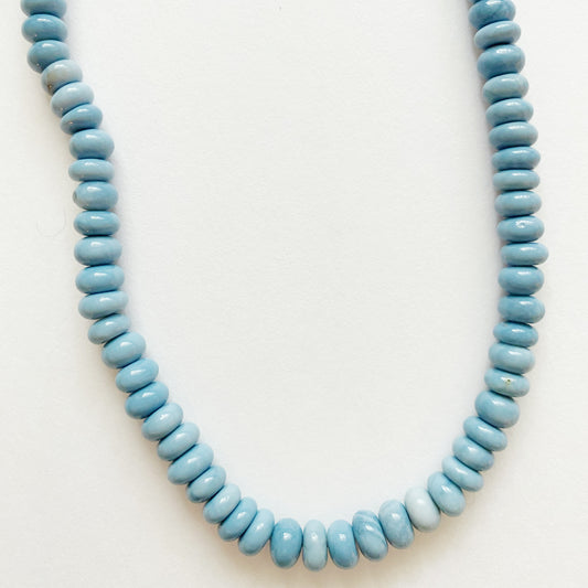 Denim Blue Bauble Layering Necklace, two colors available