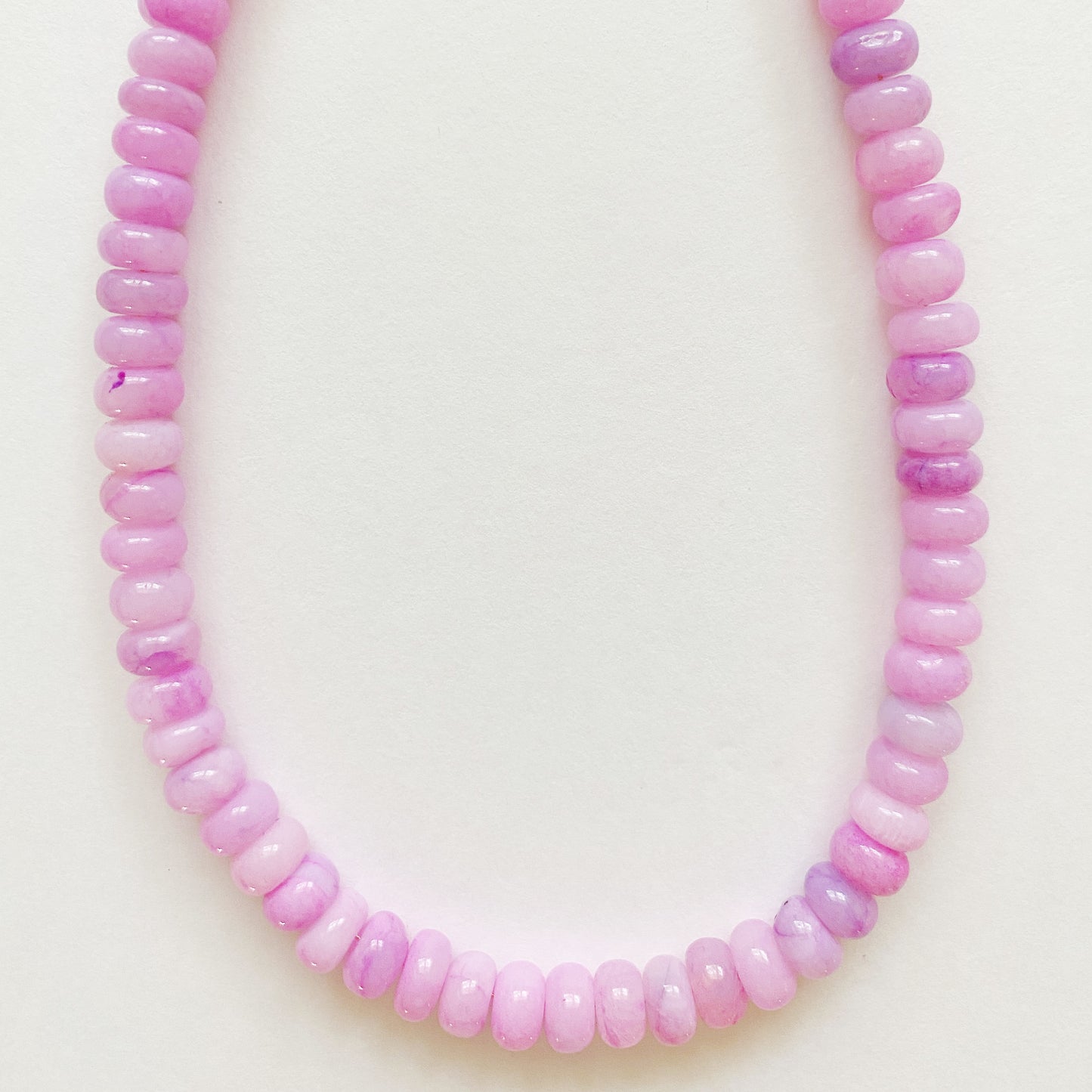 Lavender Opal Bauble Layering Necklace