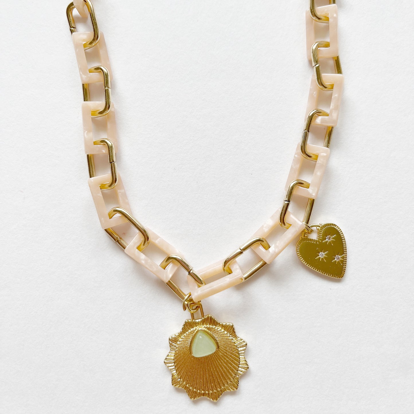 Blushing Pink Drop Necklace