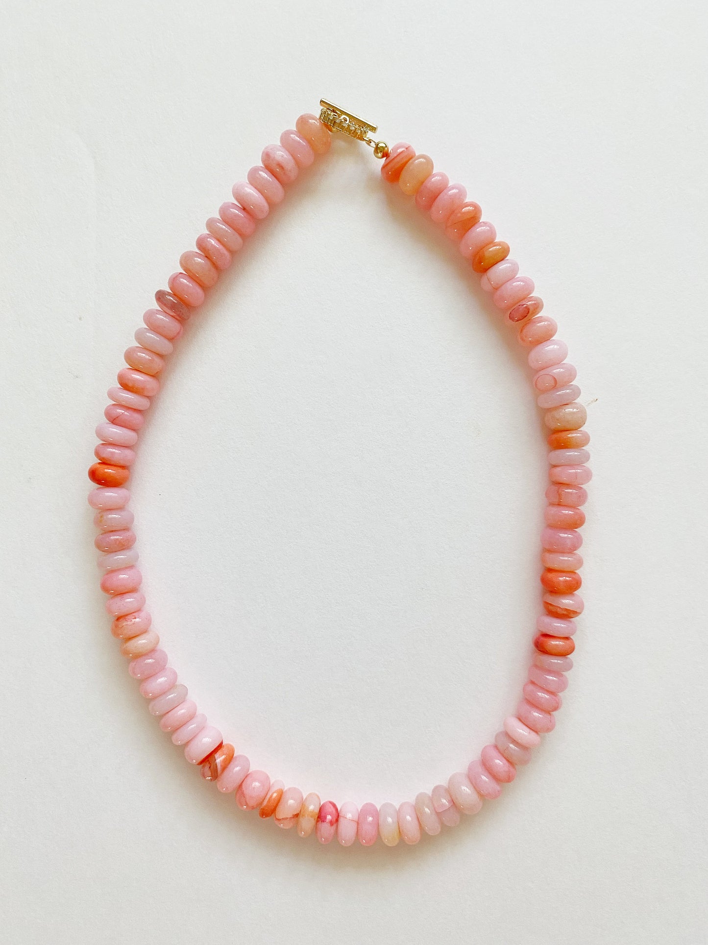 Coral Crush Opal Bauble Layering Necklace