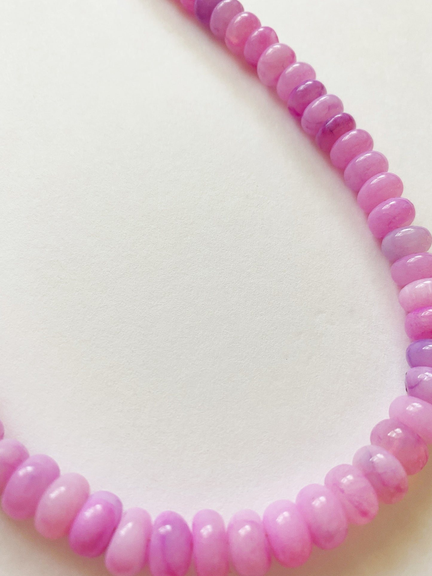 Lavender Opal Bauble Layering Necklace