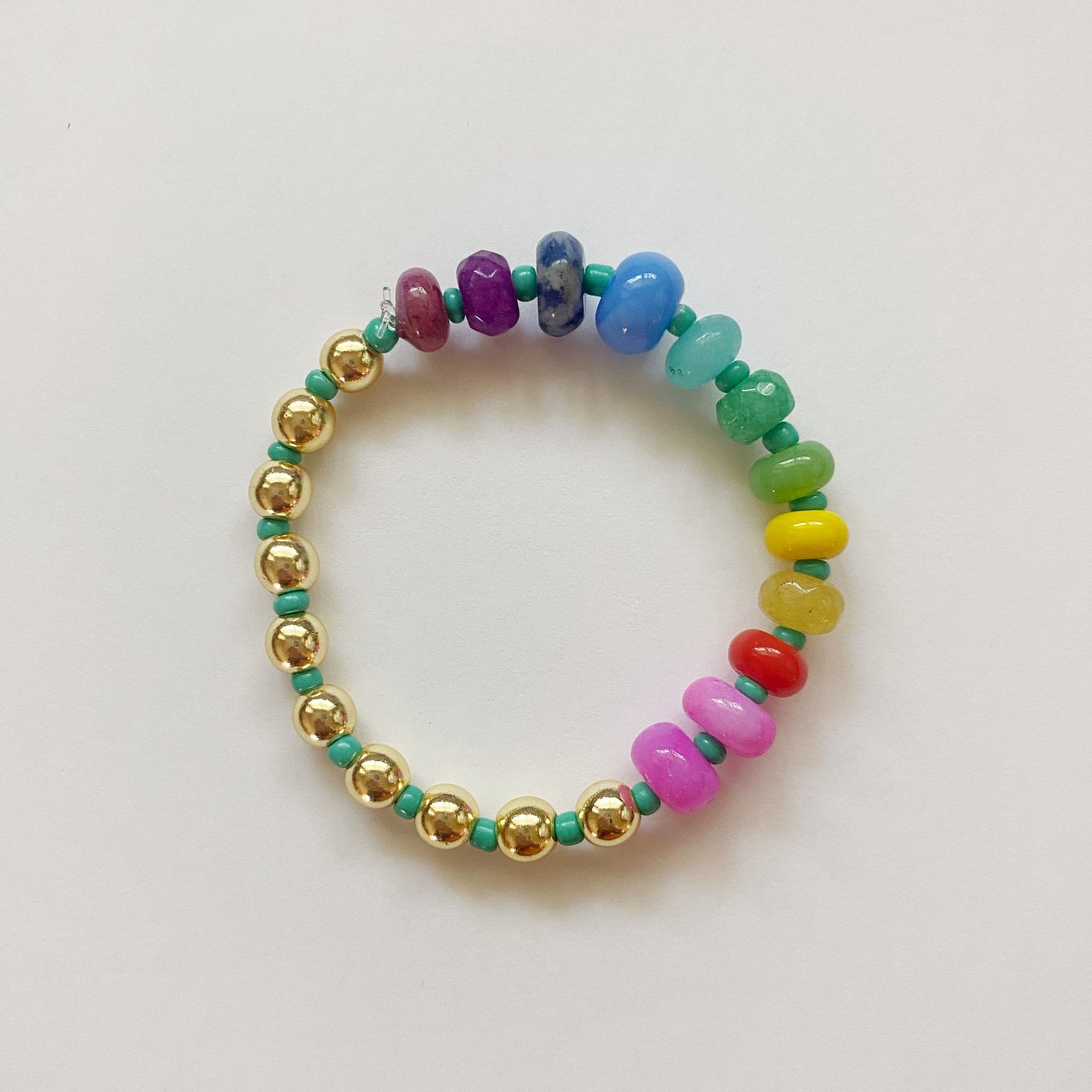 Ombré Stone Stretch Bracelet