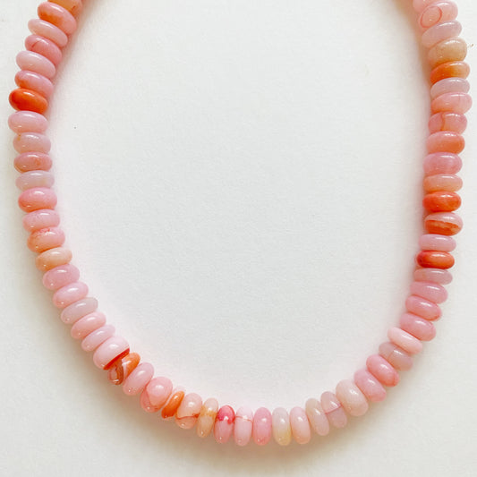 Coral Crush Opal Bauble Layering Necklace